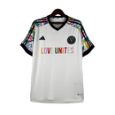 Camisa Inter Miami Treino 23/24 - Torcedor Adidas Masculinas - Branca com detalh