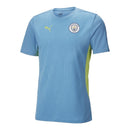Camisa Manchester City Treino 24/25 - Torcedor Puma Masculina - Azul com detalhe