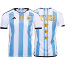 Camisa Seleção da Argentina Três Estrelas - Campeã 2022 Torcedor Adidas Masculin