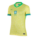 Camisa Seleção Brasileira I 24/25 - Torcedor Nike Feminina - Amarela com detalhe