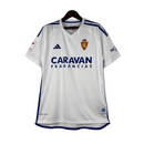 Camisa Zaragoza I 23/24 - Torcedor Adidas Masculina - Branco com detalhes em azu