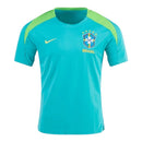 Camisa Seleção Brasileira Treino 24/25 - Torcedor Nike Masculina - Azul com deta
