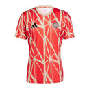 Camisa Bayern de Munique Pré-Jogo 24/25 - Torcedor Adidas Masculina - Vermelha c