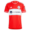 Camisa Chicago FC I 24/25 - Torcedor Adidas Masculina - Vermelha com detalhes em