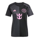 Camisa Inter Miami II 25/26 - Torcedor Adidas Feminina - Preta com detalhes em r