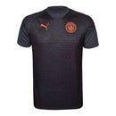 Camisa Manchester City Treino 23/24 - Torcedor Puma Masculina - Cinza com detalh
