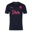 Camisa Everton IV 25/26 - Torcedor Castore Masculina - Azul com detalhes em rosa