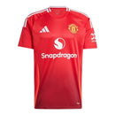 Camisa Manchester United I 24/25 - Torcedor Adidas Masculina - Vermelha com deta