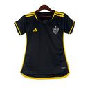 Camisa Atlético Mineiro III 23/24 - Torcedor Adidas Feminina - Preta com detalhe