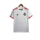 Camisa Flamengo II 24/25 - Torcedor Adidas Masculina - Branca com detalhes em ve