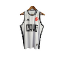 Camisa Regata Vasco da Gama -Kappa Moda Urbana - Branca com detalhes em preto e