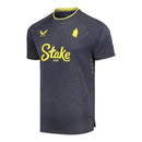 Camisa Everton II 24/25 - Torcedor Castore Masculina - Cinza com detalhes em ama