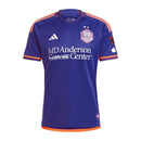 Camisa Houston Dynamo II 24/25 - Torcedor Adidas Masculina - Azul com detalhes e
