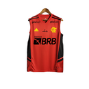 Camisa Regata Flamengo 23/24 Torcedor Masculina -Vermelha com detalhes em preto