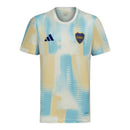 Camisa Boca Juniors Pré-jogo 24/25 - Torcedor Adidas Masculina - Branca com deta