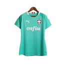 Camisa Palmeiras III 19/20 - Torcedor Puma Feminina - Verde Tiffany com detalhes