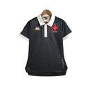 Camisa Vasco da Gama II 23/24 - Torcedor Kappa Feminina - Preta com detalhes em