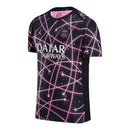 Camisa Paris Saint-Germain Pré-jogo 25/26 - Torcedor Jordan Masculina - Preta co