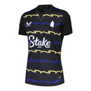 Camisa Everton III 25/26 - Torcedor Castore Feminina - Preta com detalhes em azu