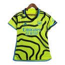 Camisa Arsenal II 23/24 - Torcedor Adidas Feminina - Verde com detalhes em preto