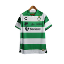 Camisa Santos Laguna I 23/24 - Torcedor Charly Masculina - Verde e branca com de