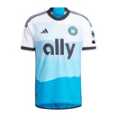 Camisa Charlotte FC I 24/25 - Torcedor Adidas Masculina - Branca com detalhes em