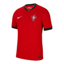 Camisa Seleção de Portugal I 24/25 - Torcedor Nike Masculina - Vermelha com deta