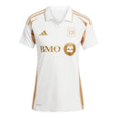 Camisa Los Angeles FC II 25/26 - Torcedor Adidas Feminina - Branca com detalhes