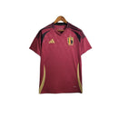Camisa Bélgica I 24/25 - Torcedor Adidas Feminina - Vermelha com detalhes em pre