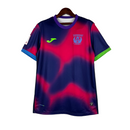 Camisa Leganés II 23/24 - Torcedor Joma Masculina - Rosa com detalhes em azul e