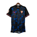 Camisa Sevilla III 23/24 - Torcedor Castore Masculina - Preto com detalhes em az