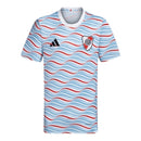 Camisa River Plate Pré-jogo 24/25 - Torcedor Adidas Masculina - Branca com detal
