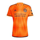 Camisa Houston Dynamo I 24/25 - Torcedor Adidas Masculina - Laranja com detalhes