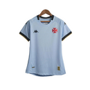 Camisa Vasco da Gama Goleiro 23/24 - Torcedor Kappa Feminina - Azul com detalhes