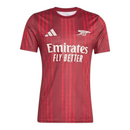 Camisa Arsenal Pré-jogo 25/26 - Torcedor Adidas Masculina - Bordô