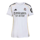 Camisa Real de Madrid I 25/26 - Torcedor Adidas Feminina - Branca com detalhes e