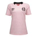 Camisa Grêmio Edição Outubro Rosa 25/26 - Torcedor Umbro Feminina - Rosa