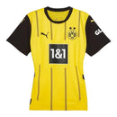 Camisa Borussia Dortmund I 24/25 - Torcedor Puma Feminina - Amarela e preta