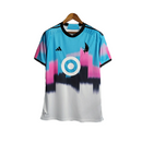 Camisa Minnesota United I 23/24 - Torcedor Adidas Masculina - Azul com detalhes