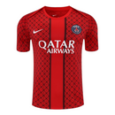 Camisa Paris Saint-Germain Pré-jogo 25/26 - Torcedor Nike Masculina - Vermelha c