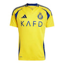 Camisa Al-Nassr I Ronaldo 24/25 - Torcedor Adidas Masculina - Amarela com detalh