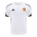 Camisa Manchester United Treino 25/26 - Torcedor Adidas Masculina - Branca