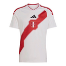 Camisa Seleção Peru I 26/27 - Torcedor Adidas Masculina - Branca com detalhes em