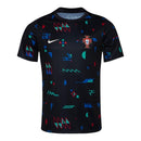 Camisa Seleção de Portugal Pré-jogo 24/25 - Torcedor Nike Masculina - Preta com