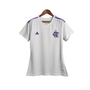 Camisa Flamengo Goleiro III - 23/24 Torcedor Nike Masculina - Branca com detalhe