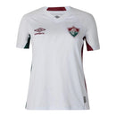 Camisa Fluminense II 25/26 - Torcedor Umbro Feminina - Branca com detalhes em ve