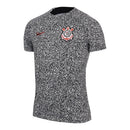 Camisa Corinthians Pré-jogo 24/25 - Torcedor Nike Masculina - Branca com detalhe