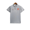 Camisa Flamengo Polo Edição Especial Conmebol 23/24 Torcedor Masculina -Cinza co