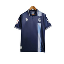 Camisa Real Sociedad II 23/24 - Torcedor Macron Masculina - Azul com faixa em br