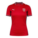 Camisa Seleção República Tcheca I 26/27 - Torcedor Puma Feminina - Vermelha